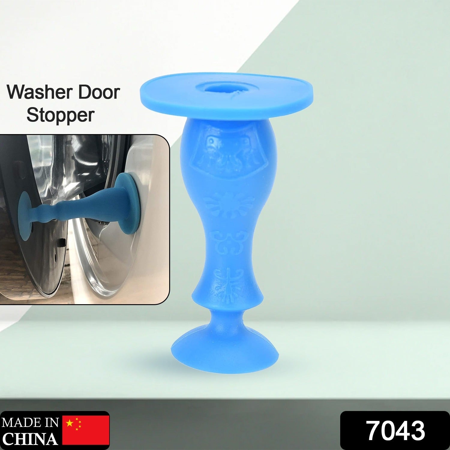 7043 Multifunction Washer Door Stopper, Rubber Front Load Washing Machine Door Holder Prop for Family Use, Washing Machine Accessory 7043 Multifunction Washer Door Stopper, Rubber Front Load Washing Machine Door Holder Prop for Family Use, Washing Machine Accessory